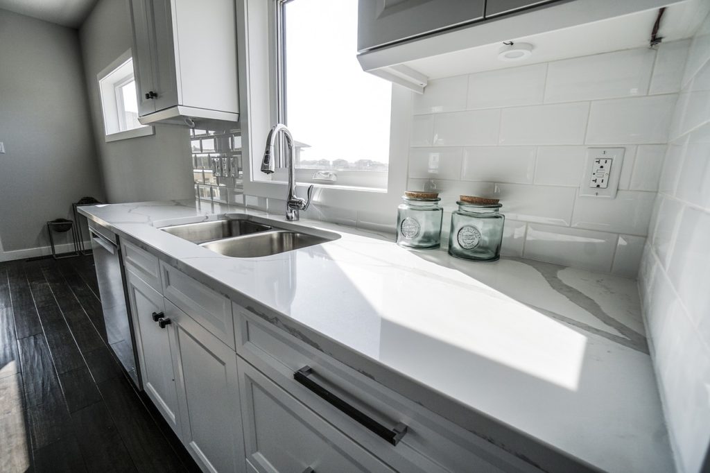 kitchen, white kitchen, counter top-3689932.jpg